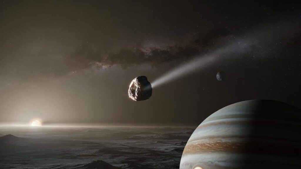 The interstellar object known as comet 3I Atlas