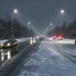 Heavy snow is set to begin tonight as authorities urge drivers to stay home while businesses push to maintain normal operations Update