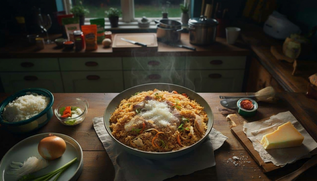 I didn’t plan this recipe, but it turned into a most satisfying meal of the week