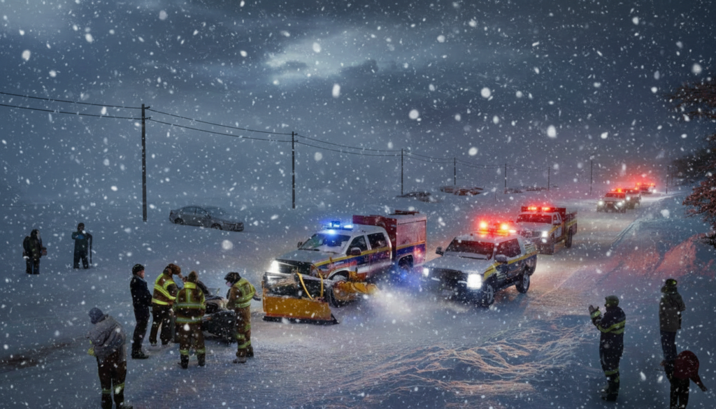 Heavy snowfall is now officially forecast to hit with brutal intensity, forcing emergency services to prepare for worst case scenarios Update