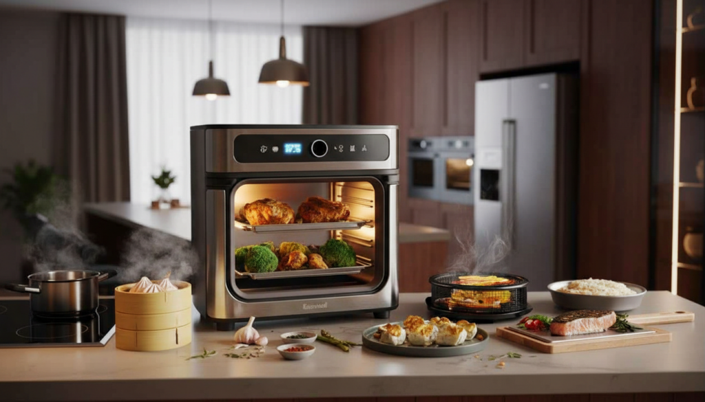 Farewell to air fryer: this latest all-in-one kitchen gadget goes far beyond frying, combining nine cooking methods in a single device