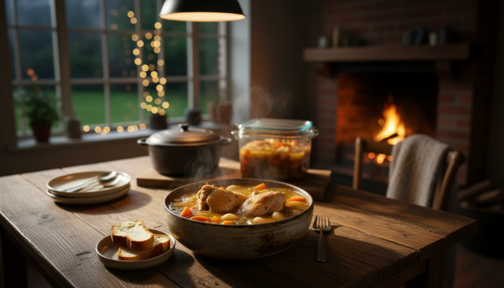 I made this cozy chicken dish and a leftovers tasted even better