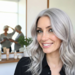 No more hair dye the latest trend that covers grey hair and makes you look younger