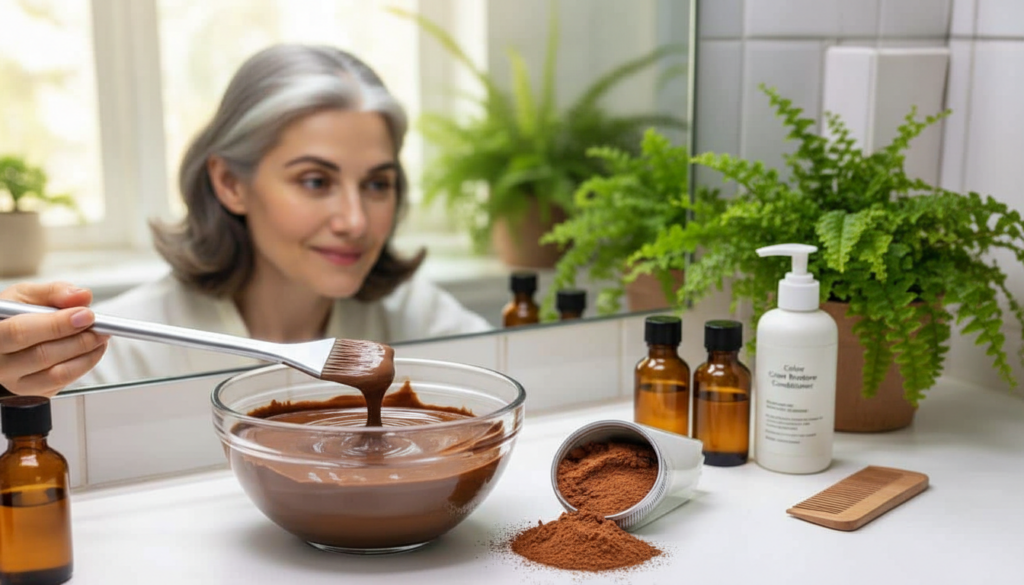 Farewell to hair dye for grey hair, as this simple conditioner add-in gradually helps restore natural colour over time