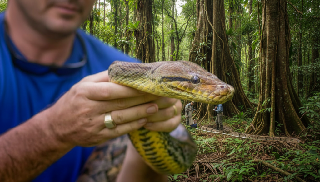 A Giant African Python Has Been Officially Confirmed by Herpetologists During a Field Expedition
