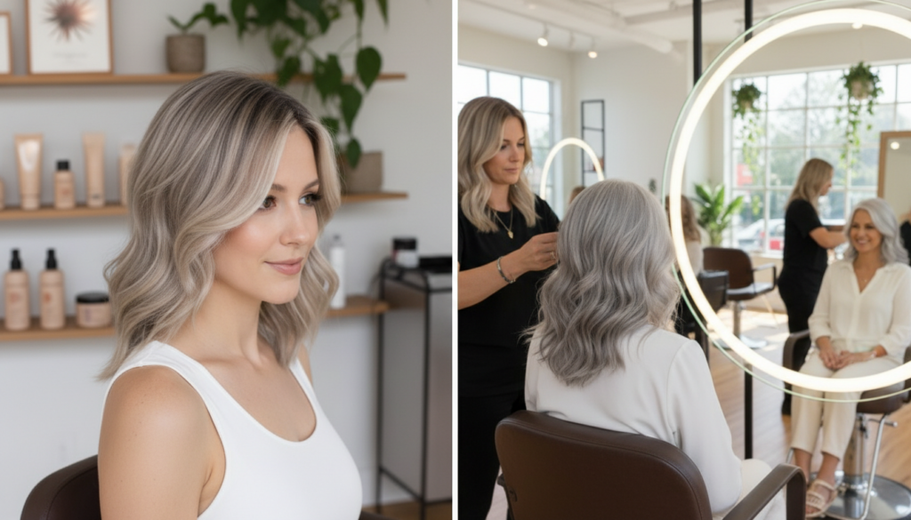 Goodbye Hair Colour: Natural Grey Blending Technique Taking Over Salons Right Now
