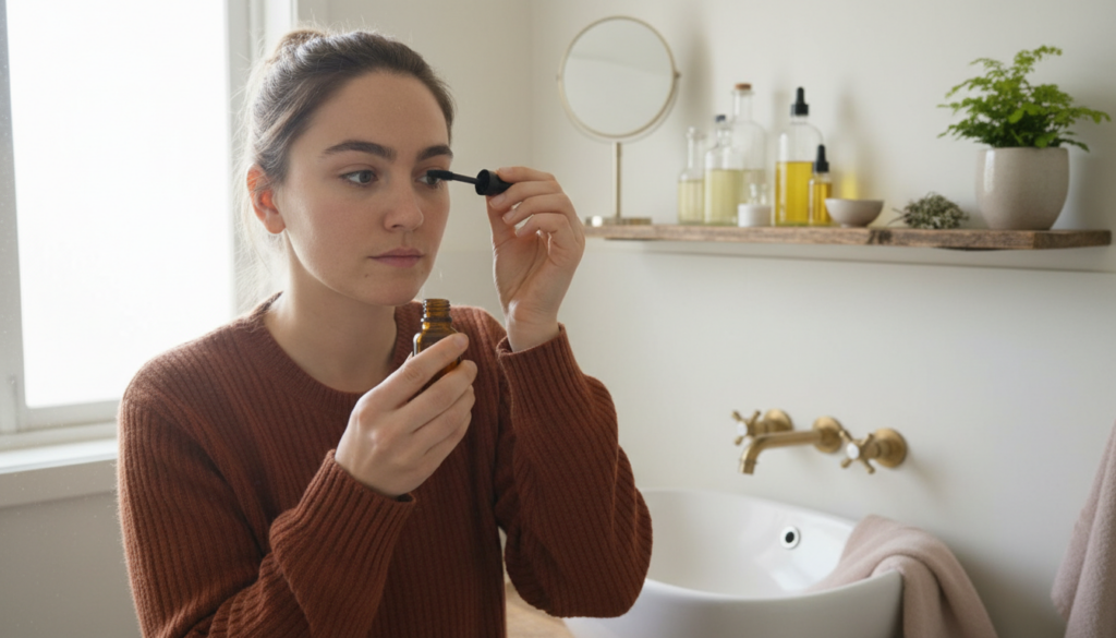 Household Oils Encourage Thicker Eyebrows and Longer Lashes Over Time