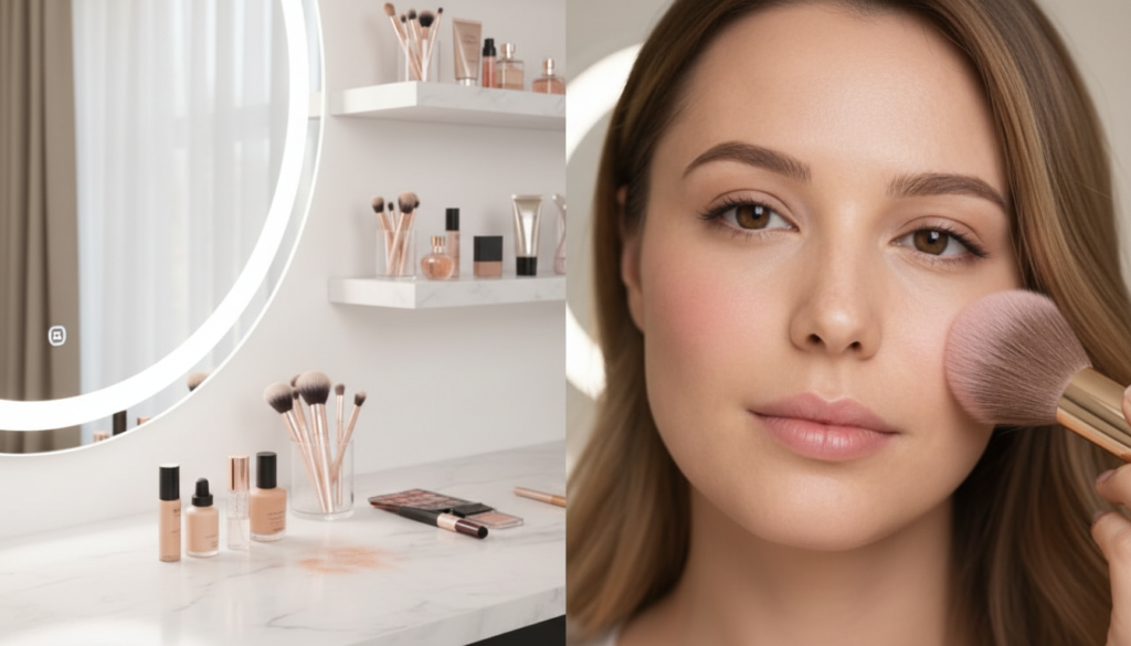 Blush After Powder Technique Creates a Softer More Natural Makeup Finish