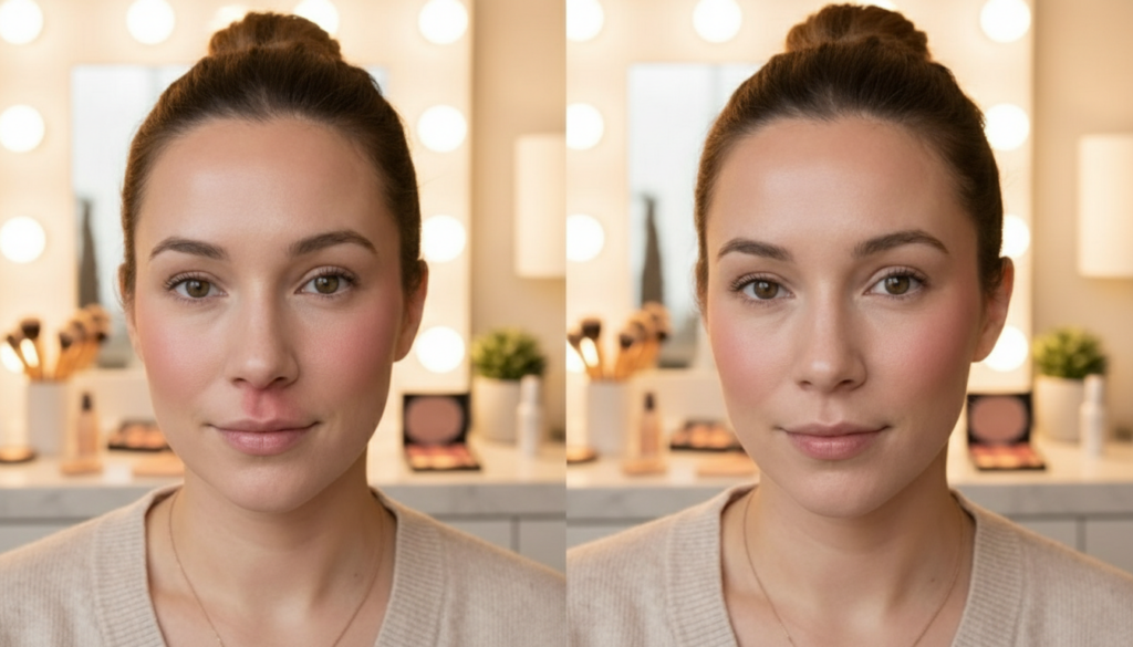 Facial Balance Tip: Why Applying Blush Too Close to the Nose Alters Proportions